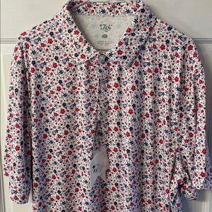 1764 Golf floral print golf ⛳️ polo shirt NWT men’s size 2XL